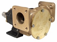 1½" bronze pump, <b>200-size</b>, foot-mounted with flanged ports